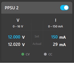 Figure 6: PPSU 2 Power Monitor to obtain Pin